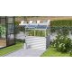 emelt ágyás üvegházzal VITAVIA GAIA JUMBO üveg 3 mm ezüst LG3738