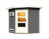 finn szauna KARIBU PEKKA (27095) terragrau LG3767