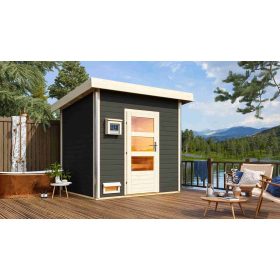 finn szauna KARIBU NORGE (27213) terragrau LG3773