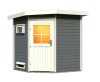 finn szauna KARIBU PEKKA (92354) terragrau LG3847