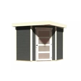   fából készült kerti ház KARIBU SCHWANDORF 3 (73468) terragrau LG3890