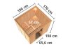 finn szauna KARIBU SODIN (85594) LG3977