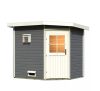 finn szauna KARIBU MIKKA (92662) terragrau LG3999