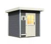 finn szauna KARIBU TORGE (91458) terragrau LG4013