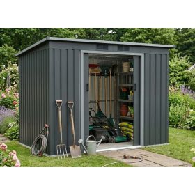 bádog kerti ház LANITPLAST HALLE 74 ANTRACIT LG4023