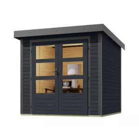   hibrid kerti ház KARIBU JUPITER C (93415) antracit / terragrau LG4039