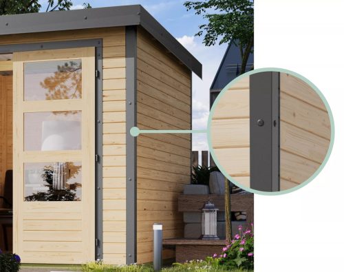hibrid kerti ház KARIBU JUPITER C (93415) antracit / terragrau LG4039