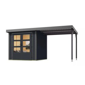   hibrid kerti ház KARIBU JUPITER C (93430) antracit / terragrau LG4042