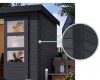 hibrid kerti ház KARIBU JUPITER 2C (93431) antracit / antracit + menedék 219 cm LG4043