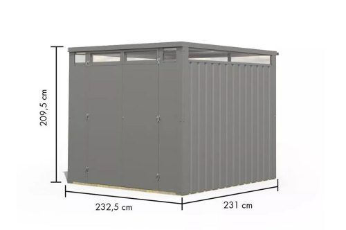bádog kerti ház KARIBU CALLISTO 2 (98010) szürke LG4067
