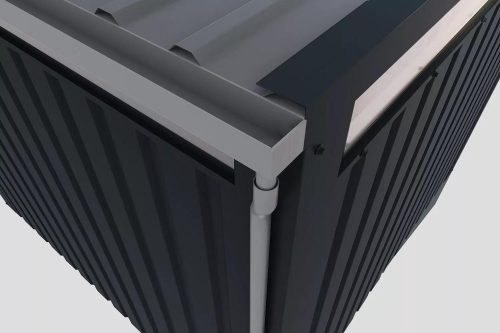 bádog kerti ház KARIBU CALLISTO 2 (98009) antracit LG4068