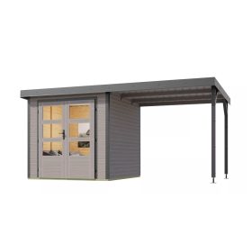   hibrid kerti ház KARIBU JUPITER D (93433) világosszürke / terragrau LG4080