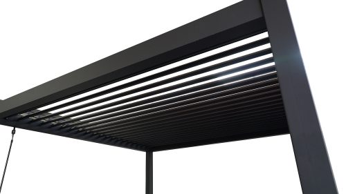 alumínium bioklimatikus pergola LANITPLAST PREMIUM 3x3 m LG4088
