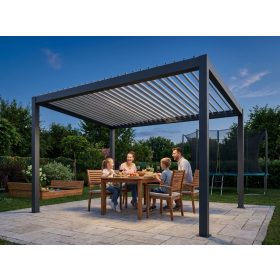   alumínium bioklimatikus pergola LANITPLAST PREMIUM 5x3 m LG4090