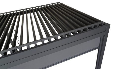 oldalsó hálós roló 5 m a LANITPLAST PREMIUM bioklimatikus pergolához LG4119