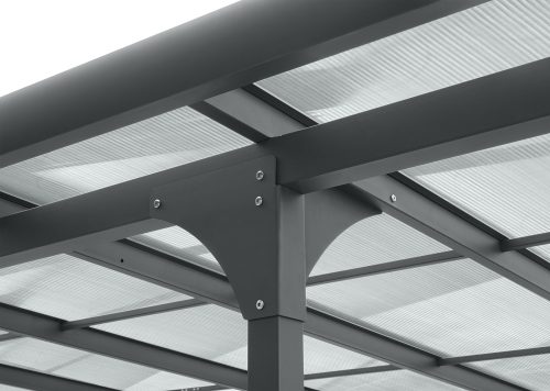pergola LANITPLAST ALU 53 antracit + bronz PC LG4121