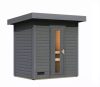 finn szauna KARIBU HYTTI 1 (97703) terragrau LG4123