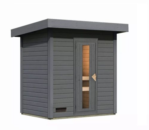 finn szauna KARIBU HYTTI 1 (97703) terragrau LG4123