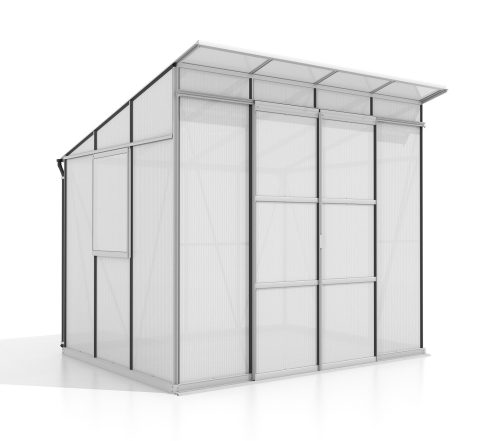 üvegház VITAVIA PLAYA 5900 PC 6 mm ezüst színű LG4124