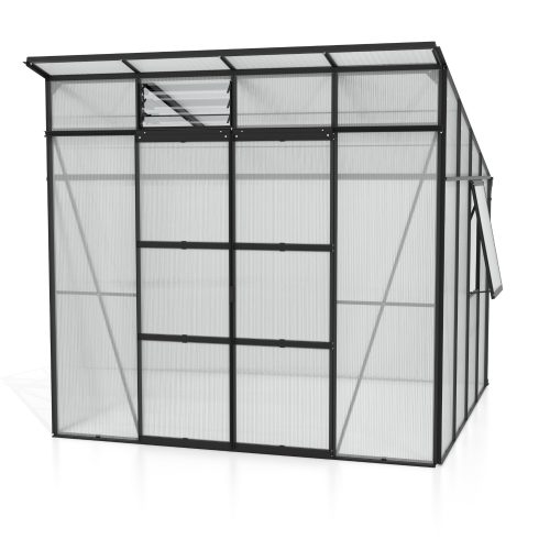 üvegház VITAVIA PLAYA 7600 PC 6 mm fekete színű LG4127