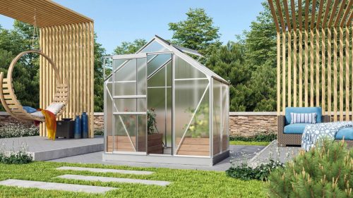 üvegház VITAVIA VENUS 2500 PC 6 mm ezüst színű LG4134