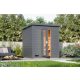 finn szauna KARIBU HYTTI 2 (97707) terragrau LG4145