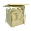 finn szauna KARIBU HYTTI 3 (97711) terragrau LG4147