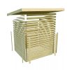 finn szauna KARIBU HYTTI 3 (97711) terragrau LG4147