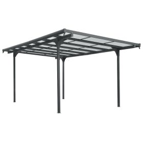pergola LANITPLAST ALU 53 antracit + clear PC LG4148