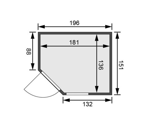 finn szauna KARIBU FIONA 1 (59672) LG4204