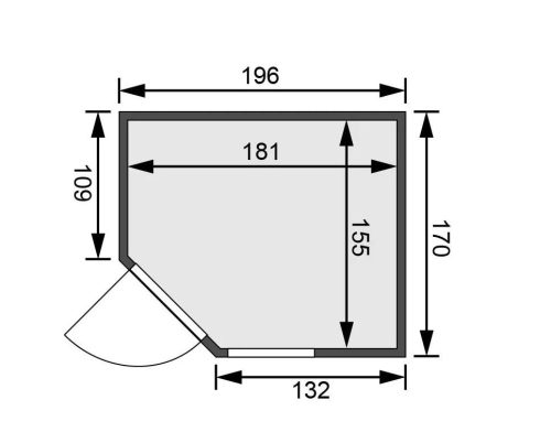 finn szauna KARIBU FIONA 2 (49972) LG4207