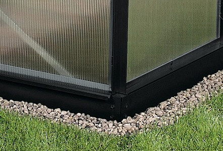 üvegház VITAVIA DIANA 11500 PC 4 mm fekete színű LG4239