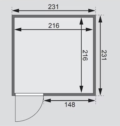 finn szauna KARIBU ARVIKA (6197) LG4261
