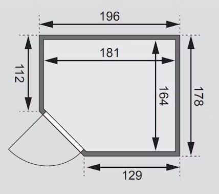 finn szauna KARIBU BODO (6192) LG4264