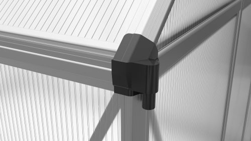 üvegház LANITPLAST SARANA 6x10 PC 4 mm ezüst színű LG4272