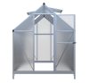 üvegház LANITPLAST SARANA 6x10 PC 4 mm ezüst színű LG4272