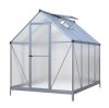 üvegház LANITPLAST SARANA 6x8 PC 4 mm ezüst színű LG4275