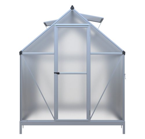 üvegház LANITPLAST SARANA 6x8 PC 4 mm ezüst színű LG4275