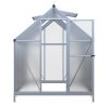 üvegház LANITPLAST SARANA 6x8 PC 4 mm ezüst színű LG4275