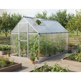   üvegház LANITPLAST SARANA 6x12 PC 4 mm ezüst színű LG4276