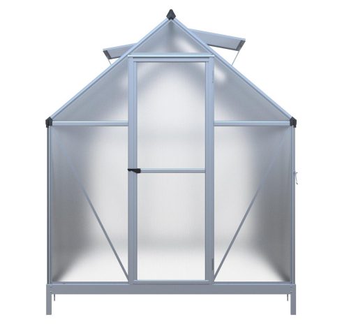 üvegház LANITPLAST SARANA 6x12 PC 4 mm ezüst színű LG4276