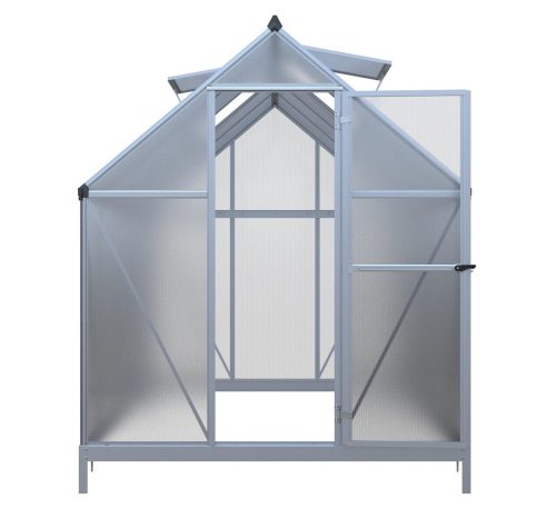 üvegház LANITPLAST SARANA 6x12 PC 4 mm ezüst színű LG4276