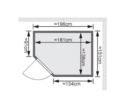 finn szauna KARIBU SAJA (59779) LG4289