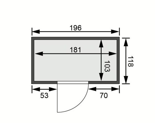 finn szauna KARIBU VARIADO (85570) LG4290