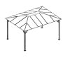 tartalék üvegezés pavilonhoz LANITPLAST 43 clear PC 6 mm LG4331