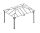 tartalék üvegezés pavilonhoz LANITPLAST 43 clear PC 6 mm LG4331
