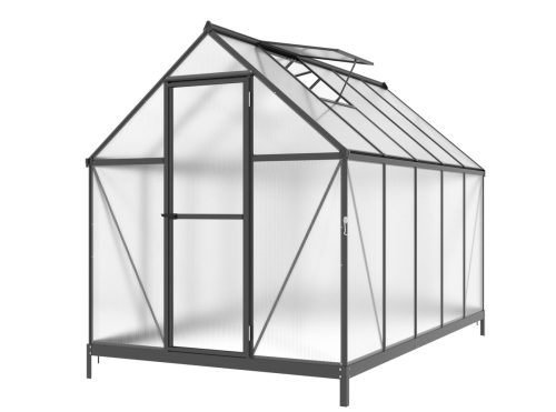 üvegház LANITPLAST SARANA 6x10 PC 4 mm fekete színű LG4333