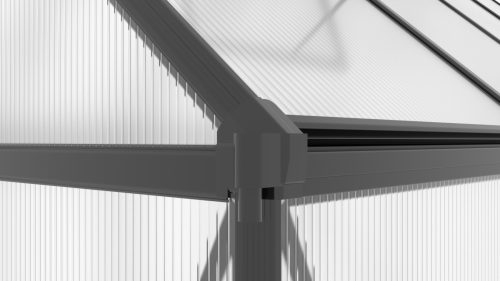 üvegház LANITPLAST SARANA 6x10 PC 4 mm fekete színű LG4333