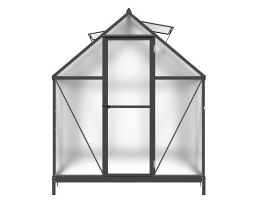 üvegház LANITPLAST SARANA 6x8 PC 4 mm fekete színű LG4334
