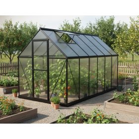   üvegház LANITPLAST SARANA 6x12 PC 4 mm fekete színű LG4335